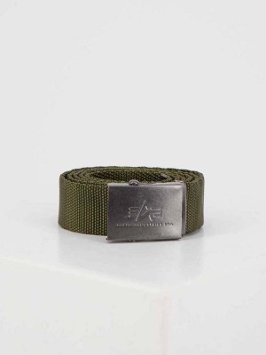 Borsa Alpha Industries Heavy Duty Belt Accessories Verde Oliva | 47981-OHZM