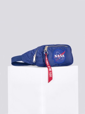 Borsa Alpha Industries Nasa Vita Gen I Accessories Blu | 43901-CRQT