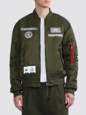 Giacca Bomber Alpha Industries Alpha X Izzue Ma-1 Uomo Verde Oliva | 56329-YADZ