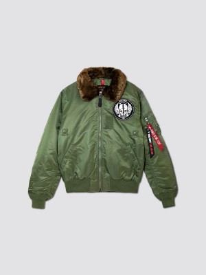 Giacca Bomber Alpha Industries Call Of Duty X Alpha B-15 Slim Fit Uomo Verde Oliva Marroni | 79863-IQYV