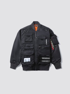 Giacche Alpha Industries Alpha X Izzue Utility Ma-1 Uomo Grigie | 79315-FPBZ