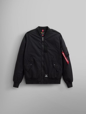 Giacche Alpha Industries L-2b Ctn Gen Ii Flight Uomo Nere | 01976-ACHZ