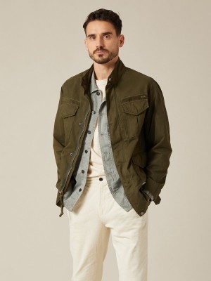 Giacche Alpha Industries M-65 Mod Leggere Field Uomo Verdi | 97654-CHQZ