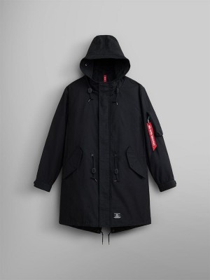 Parka Alpha Industries M-59 Fishtail Mod Uomo Nere | 47281-FCVE