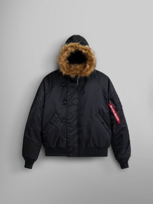 Parka Alpha Industries N-2b Corta Vita (HERITAGE) Uomo Nere | 28954-AVSM