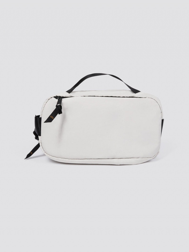 Borsa Alpha Industries Nasa Gradient Accessories Bianche | 53749-QLWP