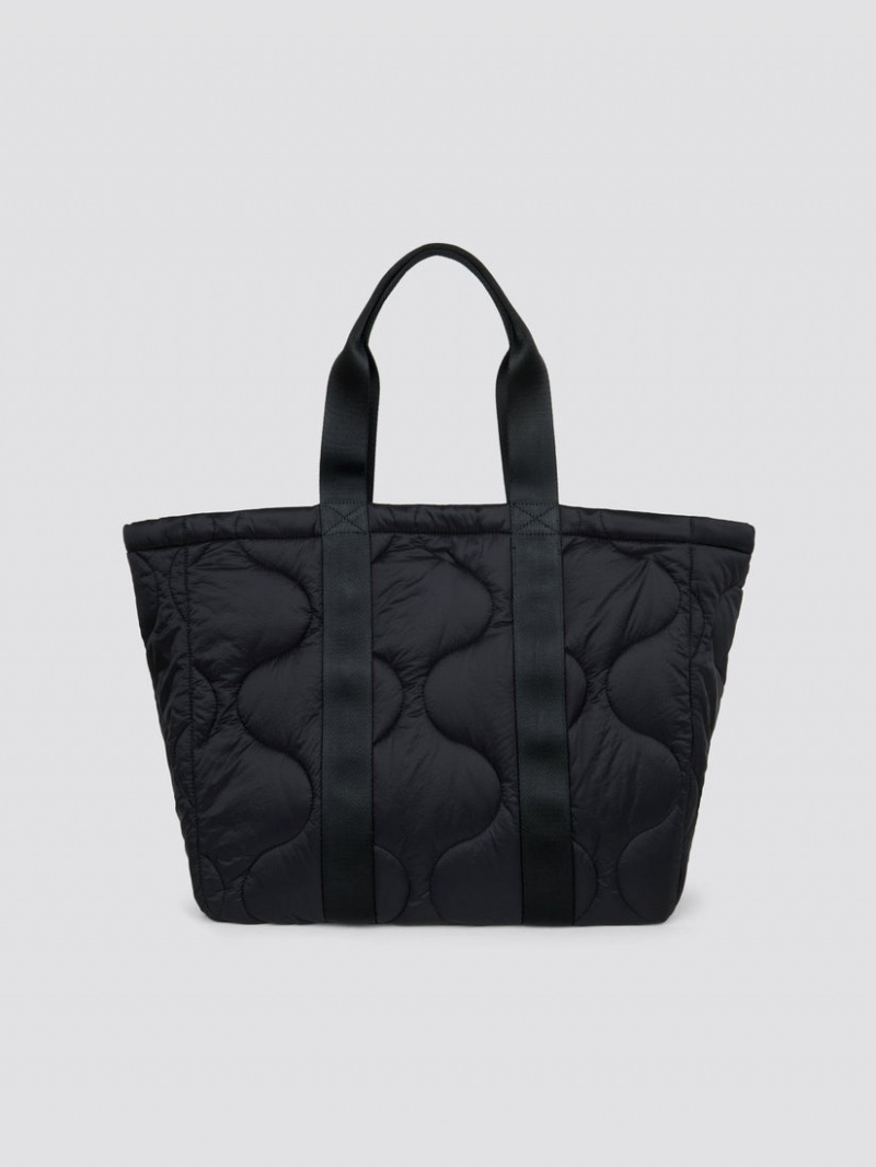 Borsa Alpha Industries Trapuntato Tote Accessories Nere | 74985-AYEP