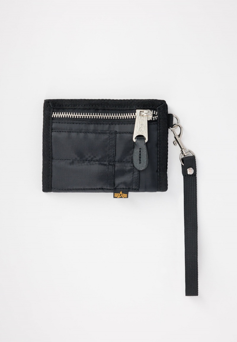 Borsa Alpha Industries Utility Wallet Accessories Nere | 79028-SUZF