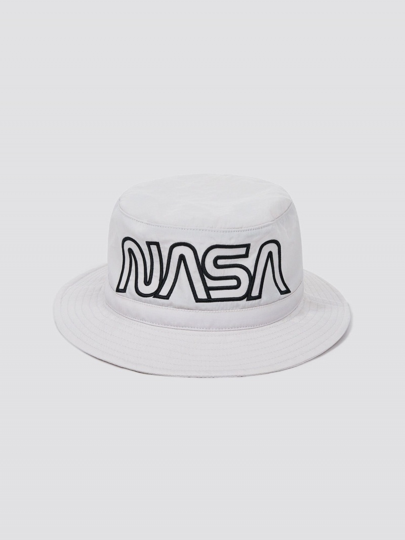 Cappelli Alpha Industries Nasa Gradient Accessories Bianche | 97625-DSZY