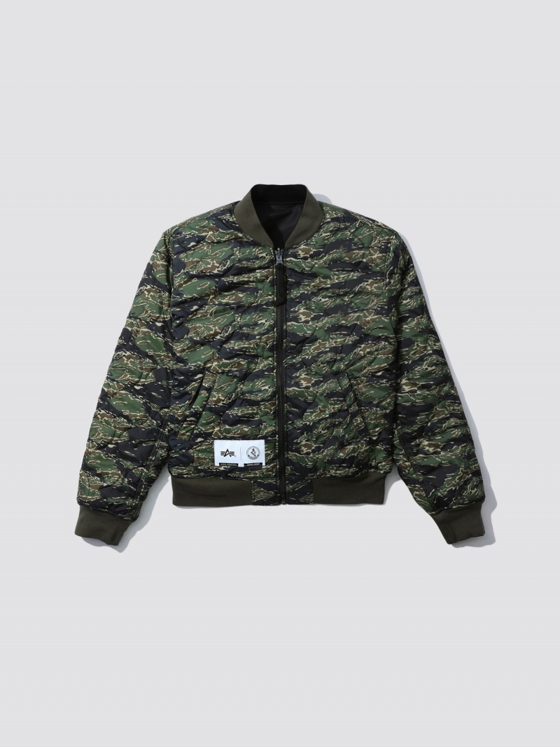 Giacca Bomber Alpha Industries Alpha X Izzue Ma-1 Uomo Verde Oliva | 92736-OLKU