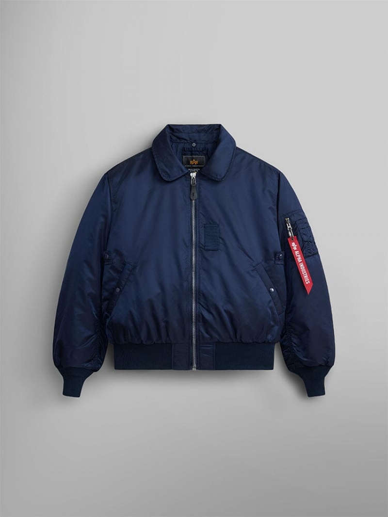 Giacca Bomber Alpha Industries B-15 (HERITAGE) Uomo Blu | 13897-RWMU