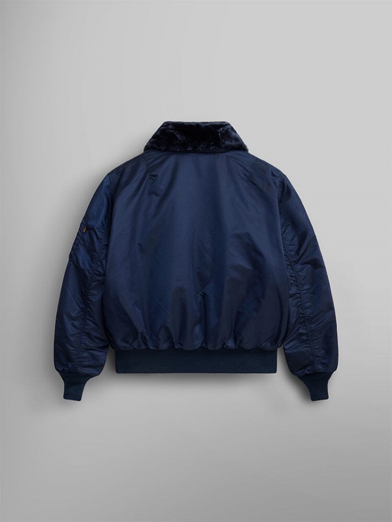 Giacca Bomber Alpha Industries B-15 (HERITAGE) Uomo Blu | 13897-RWMU