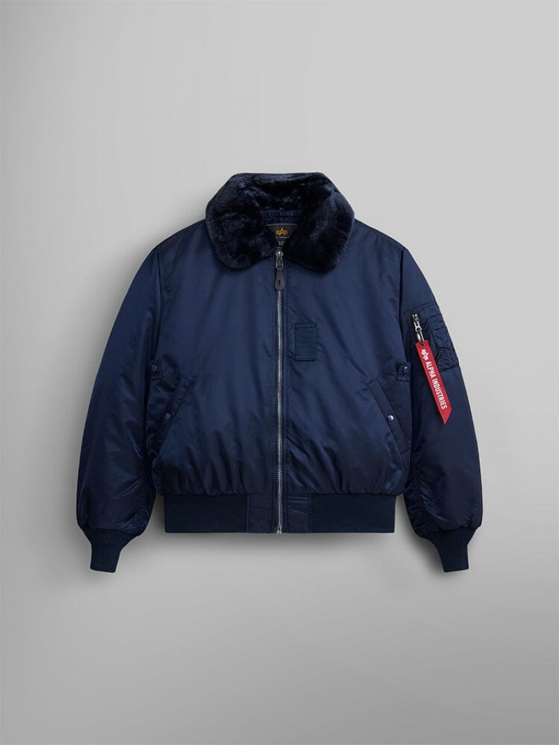 Giacca Bomber Alpha Industries B-15 (HERITAGE) Uomo Blu | 13897-RWMU