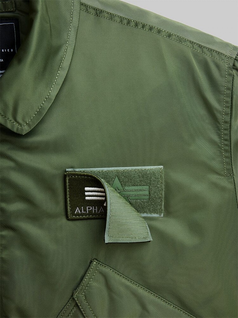 Giacca Bomber Alpha Industries Cwu 45/P (HERITAGE) Uomo Verde Oliva Verdi | 54102-OVTC