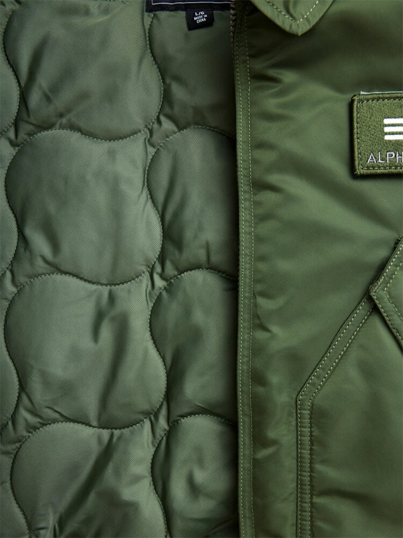 Giacca Bomber Alpha Industries Cwu 45/P (HERITAGE) Uomo Verde Oliva Verdi | 54102-OVTC