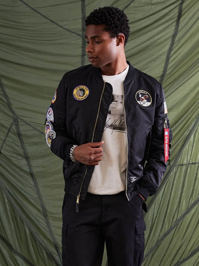 Giacca Bomber Alpha Industries L-2b Apollo Gen Ii Uomo Nere | 98015-NYUQ