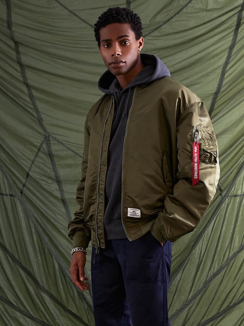 Giacca Bomber Alpha Industries L-2b Mod Gen Ii Uomo Verdi | 85426-HLQG