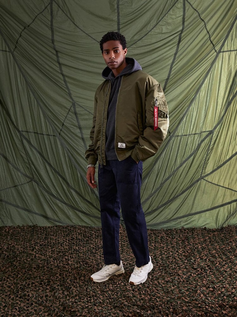 Giacca Bomber Alpha Industries L-2b Mod Gen Ii Uomo Verdi | 85426-HLQG