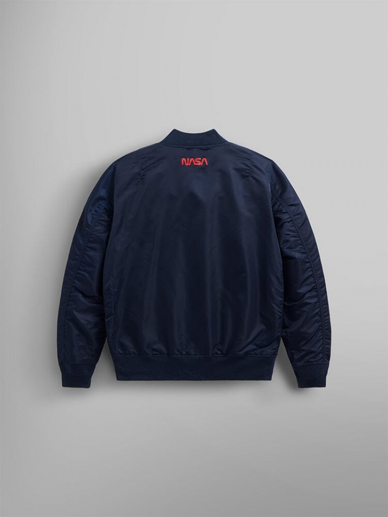 Giacca Bomber Alpha Industries L-2b Nasa Gen Ii Uomo Blu | 75231-HFEN