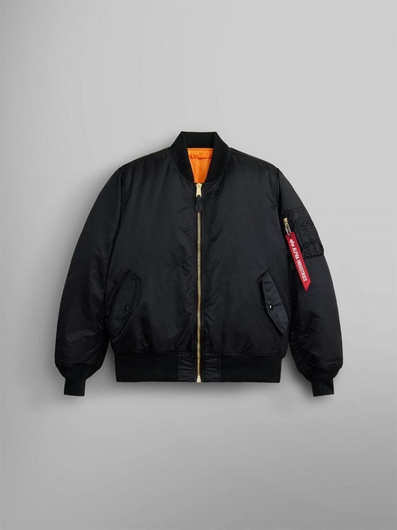 Giacca Bomber Alpha Industries Ma-1 (HERITAGE) Uomo Nere | 02485-CTML