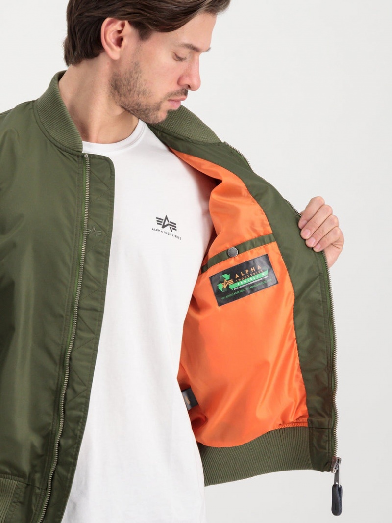 Giacca Bomber Alpha Industries Ma-1 Lw Project R Uomo Verde Oliva | 15642-JKTW