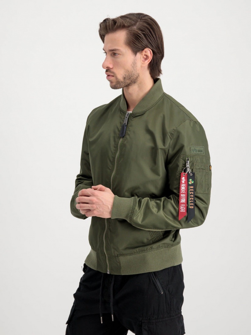 Giacca Bomber Alpha Industries Ma-1 Lw Project R Uomo Verde Oliva | 15642-JKTW