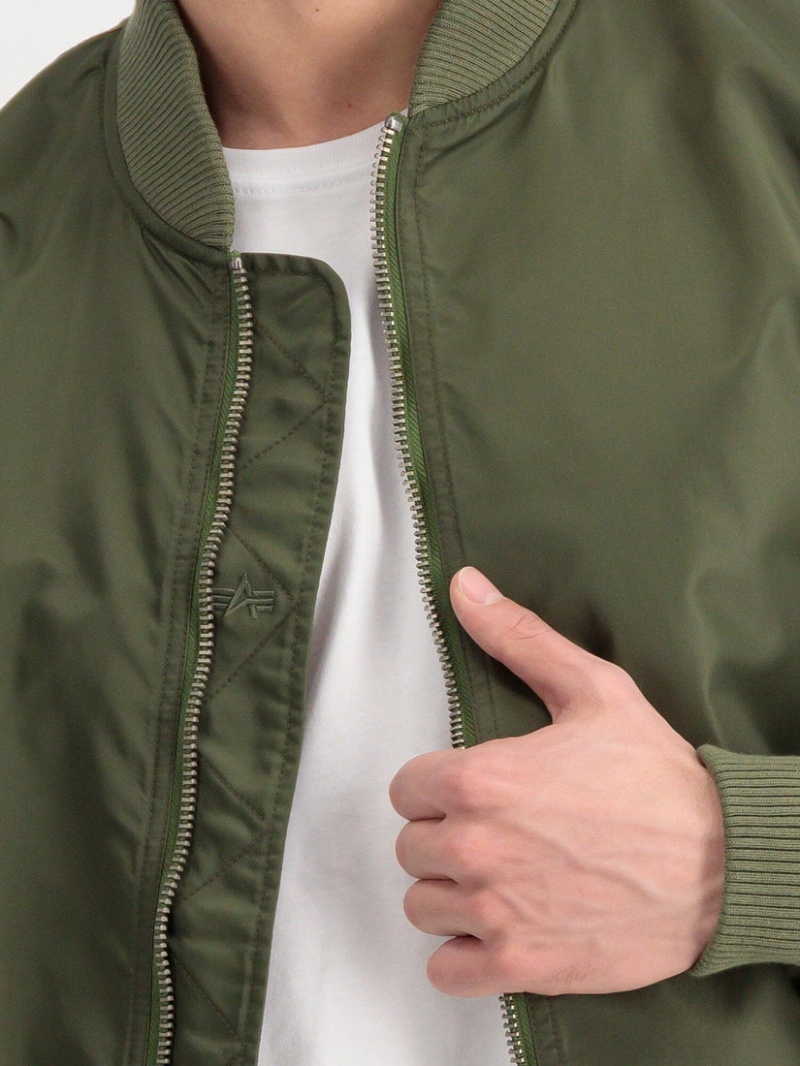 Giacca Bomber Alpha Industries Ma-1 Lw Project R Uomo Verde Oliva | 15642-JKTW