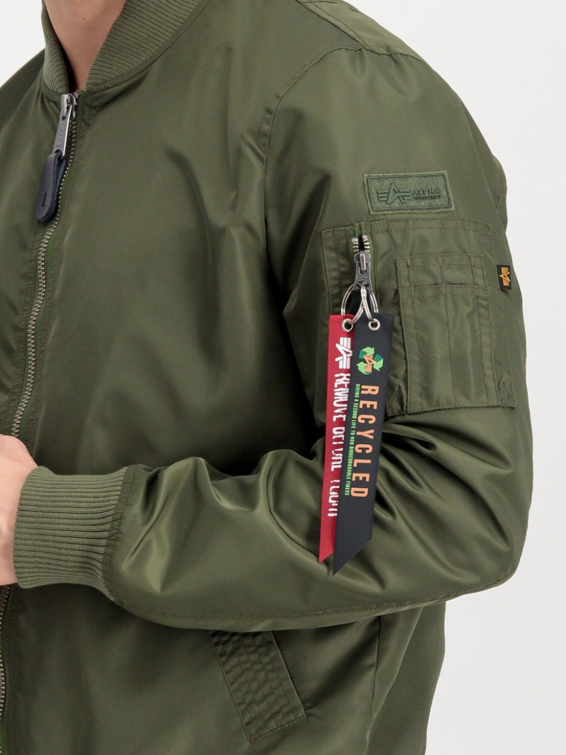 Giacca Bomber Alpha Industries Ma-1 Lw Project R Uomo Verde Oliva | 15642-JKTW