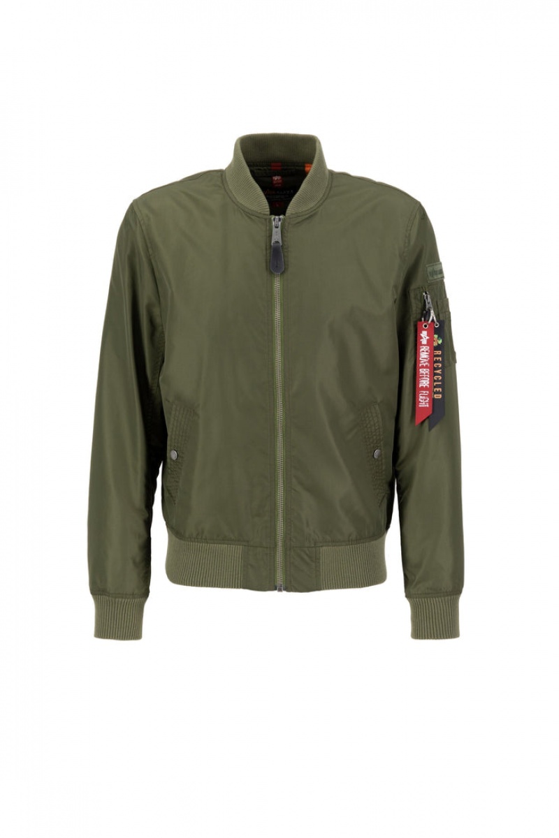 Giacca Bomber Alpha Industries Ma-1 Lw Project R Uomo Verde Oliva | 15642-JKTW