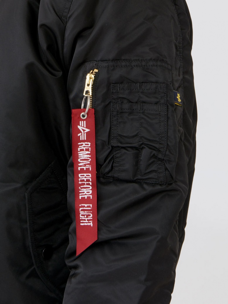 Giacca Bomber Alpha Industries Ma-1 Slim Fit Uomo Nere | 93851-PQLF