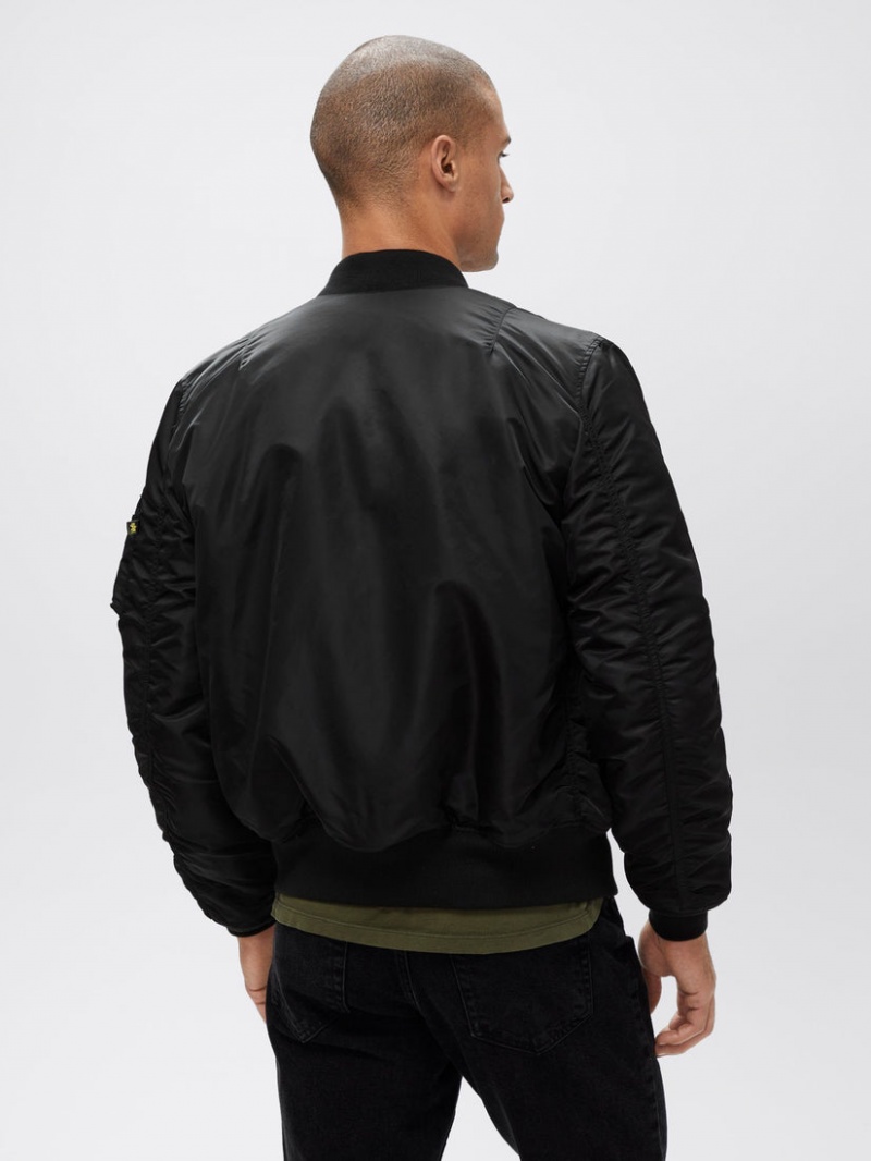 Giacca Bomber Alpha Industries Ma-1 Slim Fit Uomo Nere | 93851-PQLF