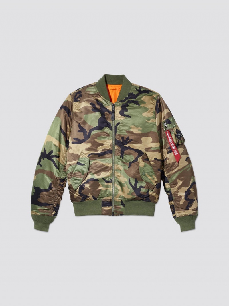 Giacca Bomber Alpha Industries Ma-1 Slim Fit Uomo Camouflage | 86720-OAHN