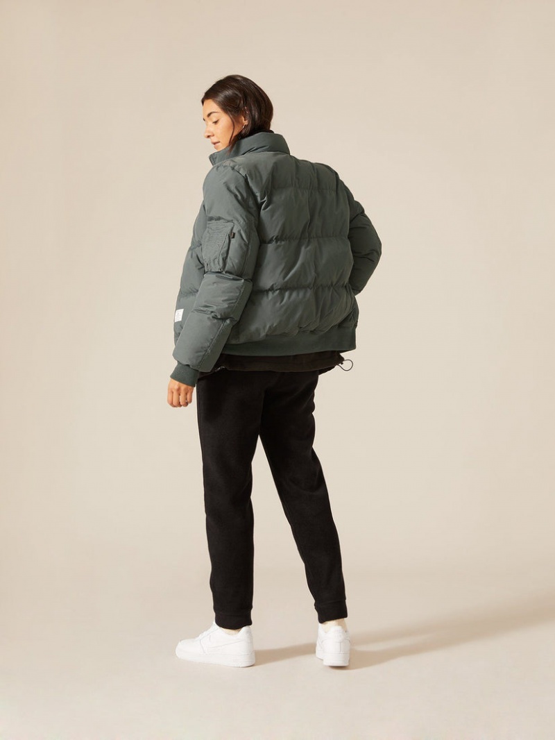 Giacca Bomber Alpha Industries Ma-1 Trapuntato Donna Grigie | 98765-WKVJ