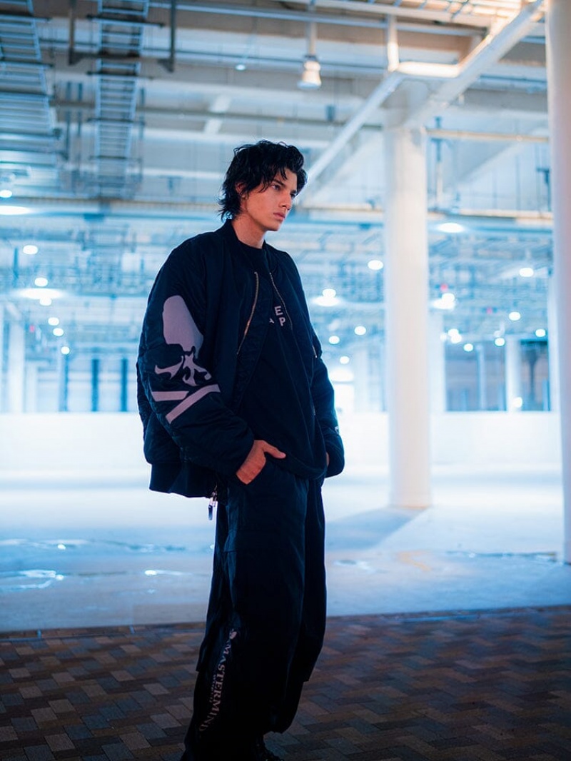 Giacca Bomber Alpha Industries Mastermind X Alpha Reflective Ma-1 Uomo Nere | 02741-FSUJ