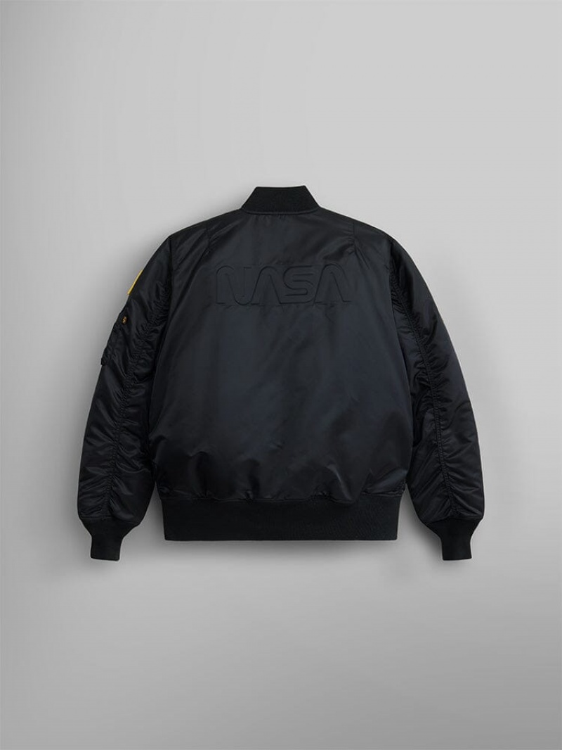 Giacca Bomber Alpha Industries Nasa Ma-1 Gen Ii Uomo Nere | 24851-QKEG