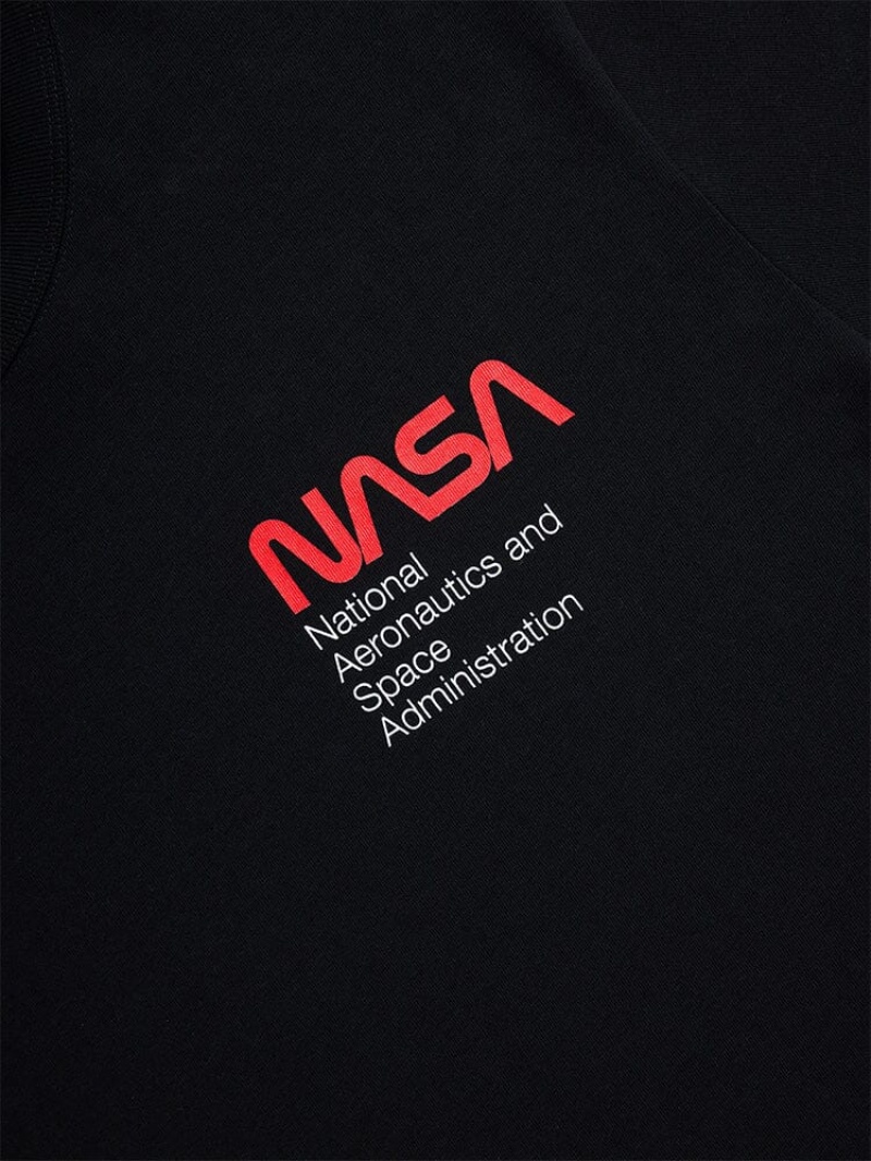 Giacche Alpha Industries Nasa Worm Logo Gen Ii Uomo Nere | 63579-GKOE