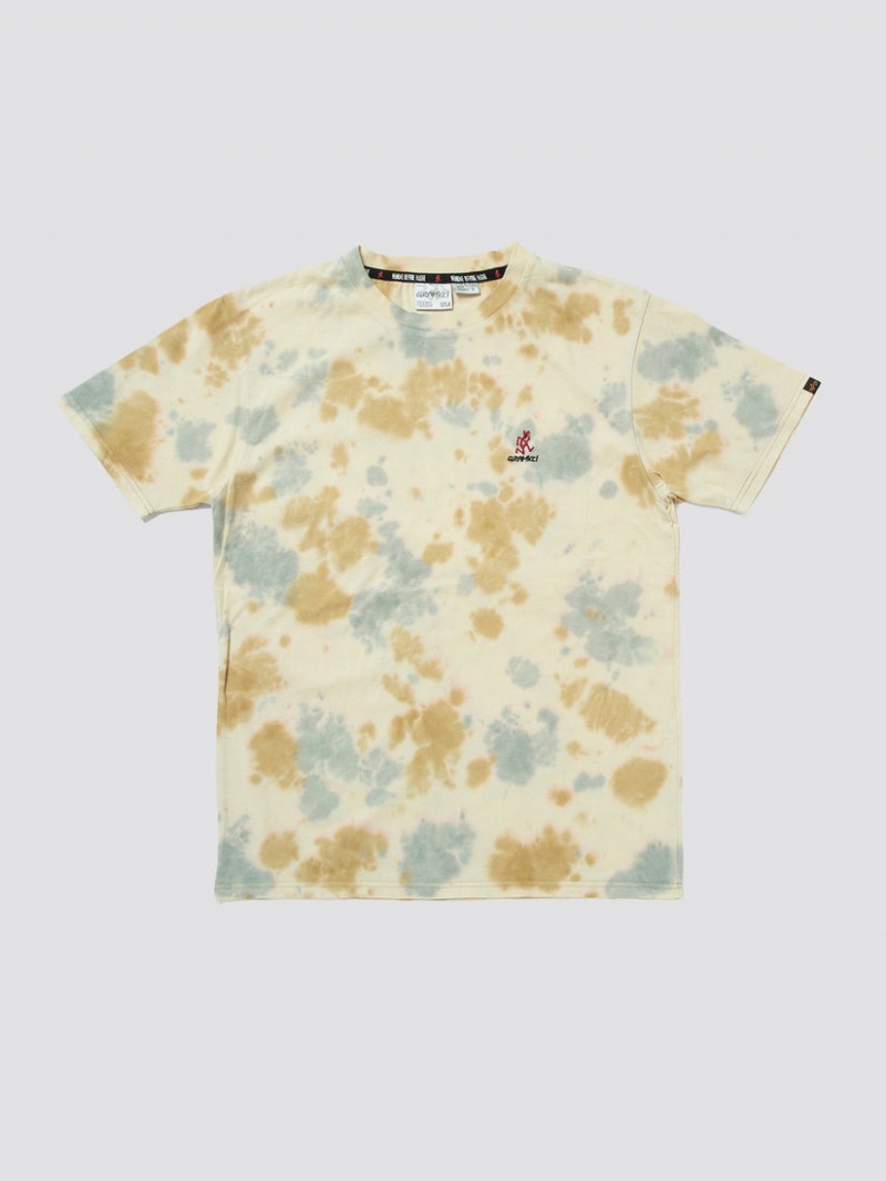 Magliette Alpha Industries Gramicci X Alpha Cotone Camo Tie Dye Uomo Camouflage | 51027-ZMPB