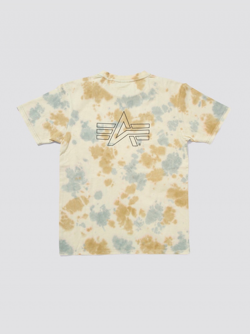 Magliette Alpha Industries Gramicci X Alpha Cotone Camo Tie Dye Uomo Camouflage | 51027-ZMPB