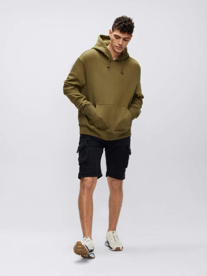 Pantaloncini Alpha Industries Crew Gen I Uomo Nere | 12459-EXZR