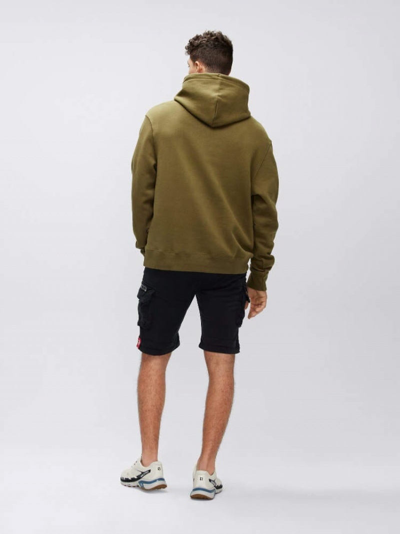 Pantaloncini Alpha Industries Crew Gen I Uomo Nere | 12459-EXZR