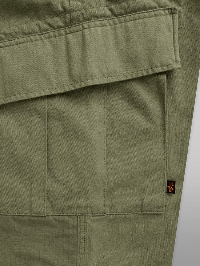 Pantaloni Alpha Industries Acu Uomo Verdi | 81562-JMFR