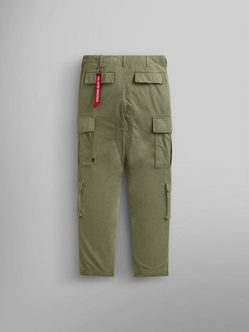 Pantaloni Alpha Industries Acu Uomo Verdi | 81562-JMFR