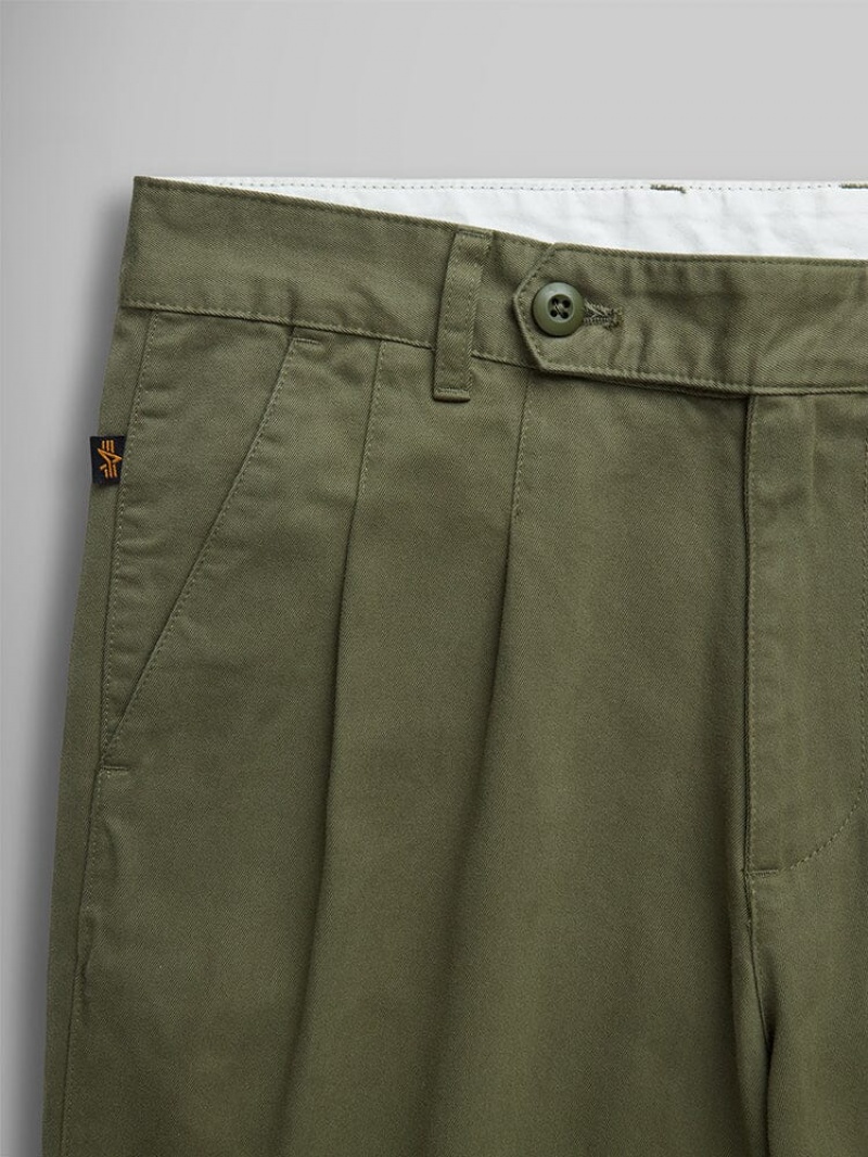 Pantaloni Alpha Industries Classiche Trouser Uomo Verdi | 97805-BIUV