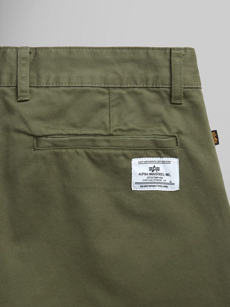 Pantaloni Alpha Industries Classiche Trouser Uomo Verdi | 97805-BIUV