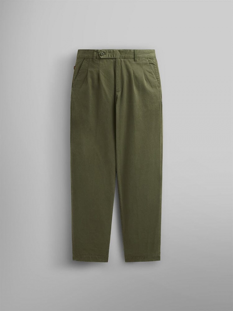 Pantaloni Alpha Industries Classiche Trouser Uomo Verdi | 97805-BIUV