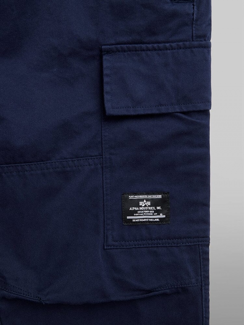 Pantaloni Alpha Industries Cotone Jogger Uomo Blu | 54301-VBYQ