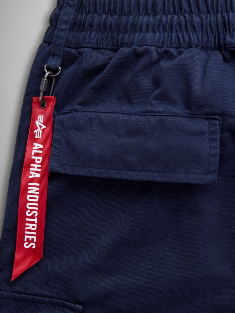 Pantaloni Alpha Industries Cotone Jogger Uomo Blu | 54301-VBYQ