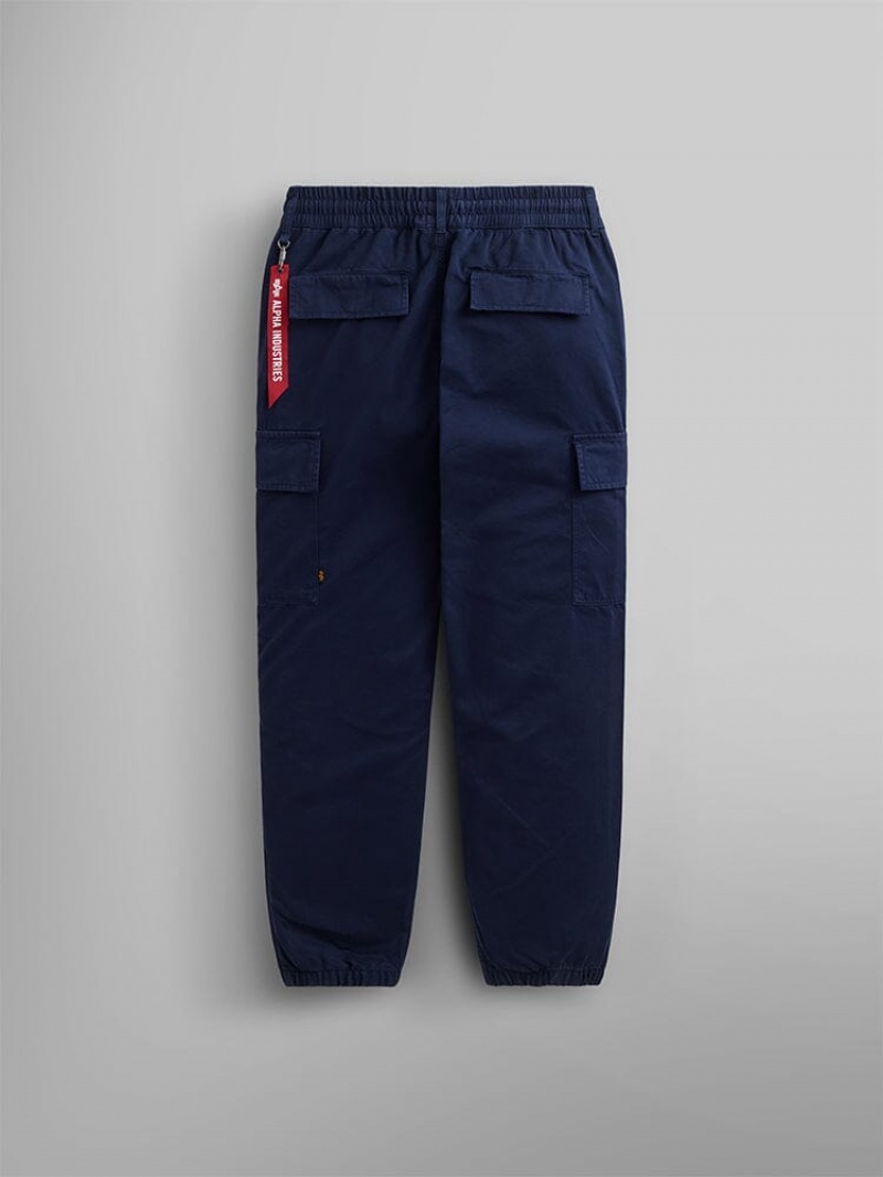 Pantaloni Alpha Industries Cotone Jogger Uomo Blu | 54301-VBYQ