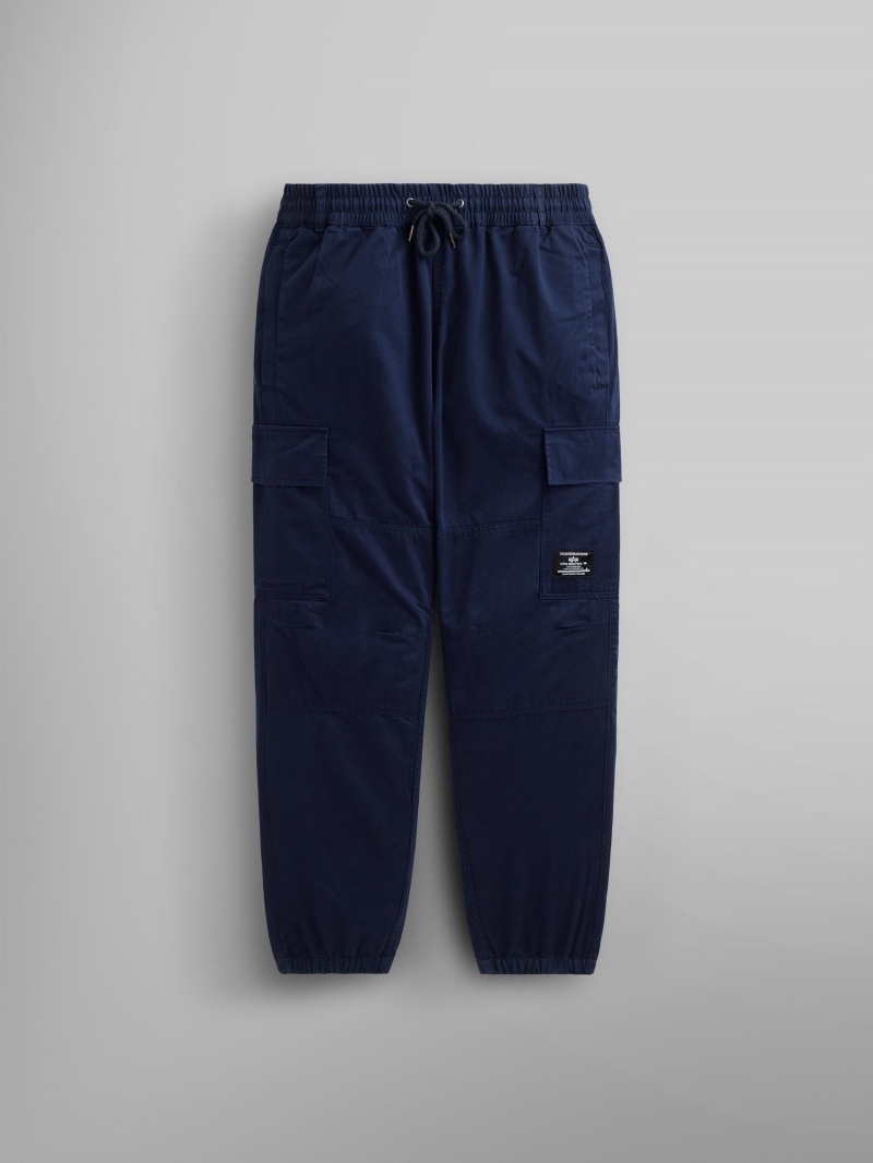 Pantaloni Alpha Industries Cotone Jogger Uomo Blu | 54301-VBYQ