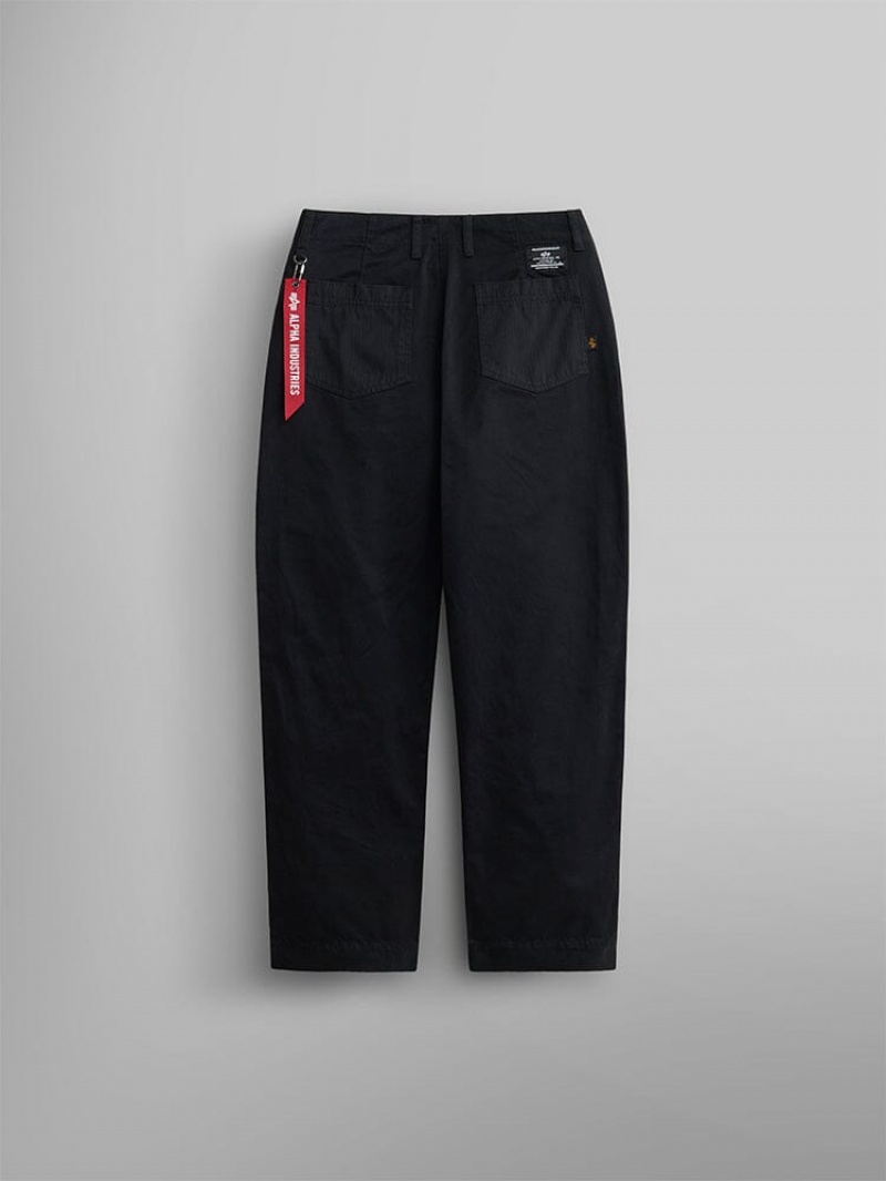 Pantaloni Alpha Industries Fatigue Mod W Donna Nere | 06719-XRWP